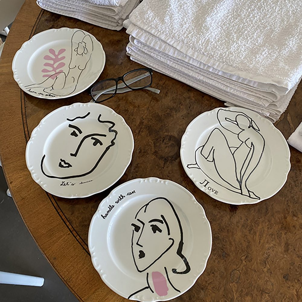 Matisse set of 4 plates