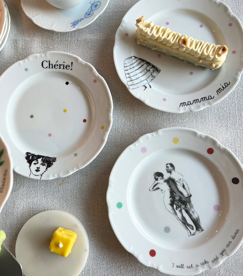 plates on table