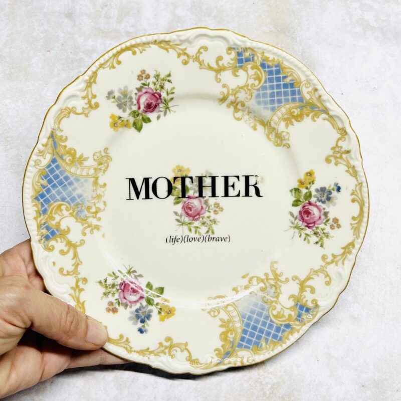 vintage mother dezertni tanjir